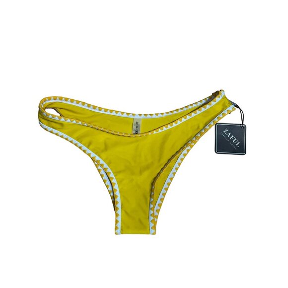 NWT Zaful Yellow Swimsuit Bottom Size S - Picture 1 of 2